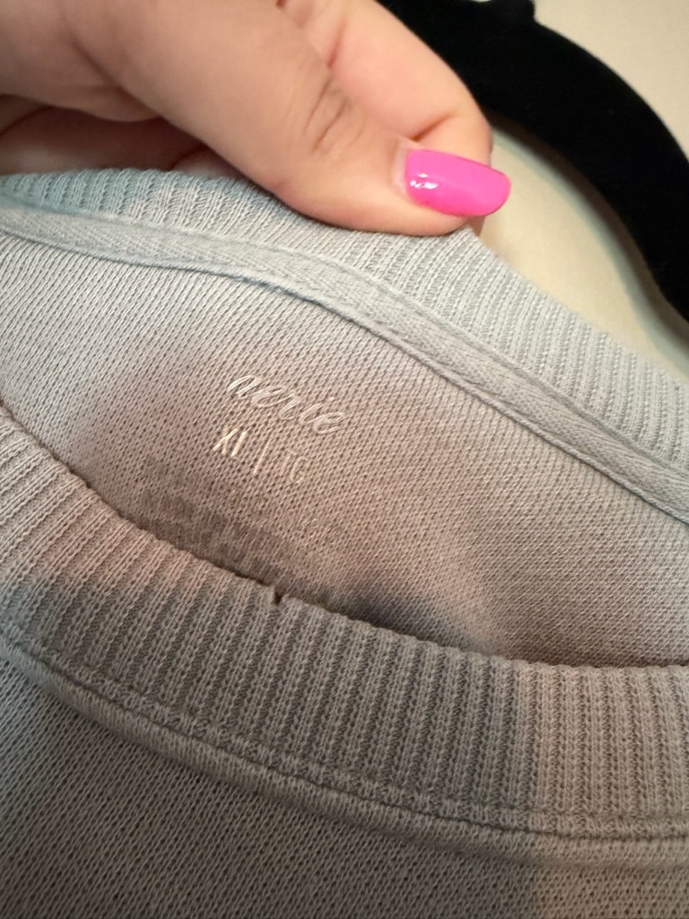 aerie Light blue Crew Neck Sweater - Picture 3 of 3